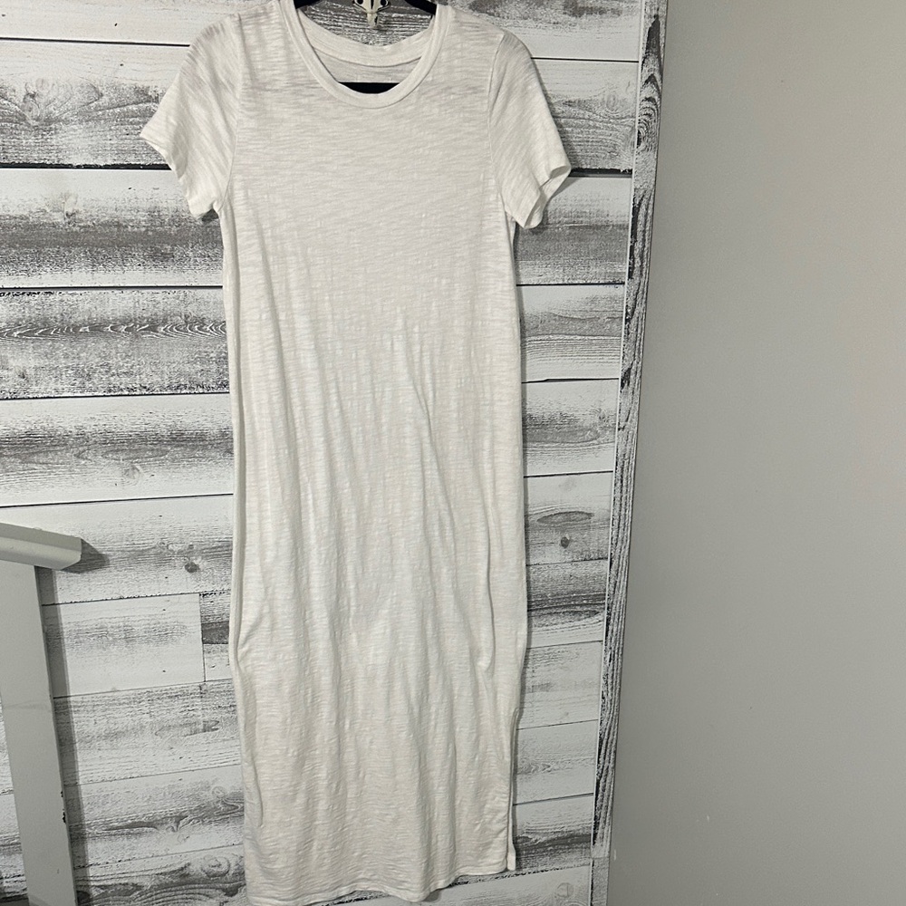 Lou & Grey White Midi Dress